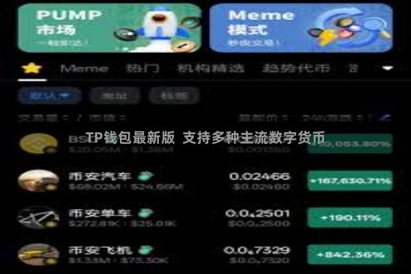 TP钱包最新版 支持多种主流数字货币